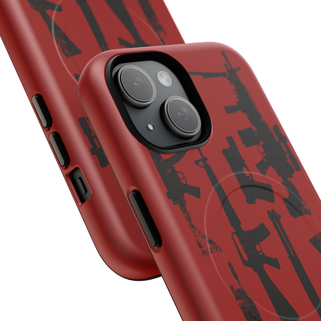 MagSafe Compatible RED DEAD GUN iPhone Tough Case