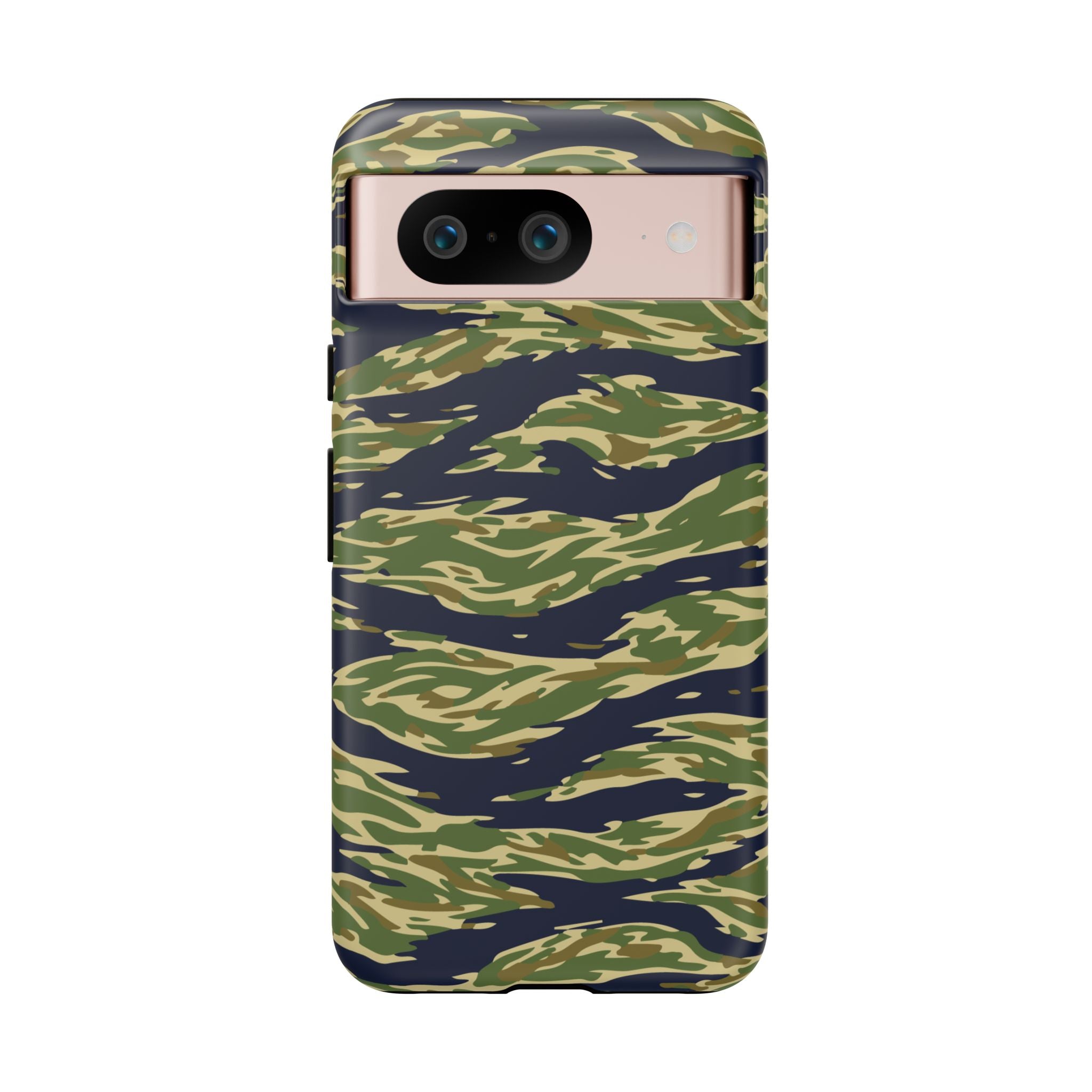 Tiger Stripe Camo Tough Phone Case | Military-Inspired Dual-Layer Protection