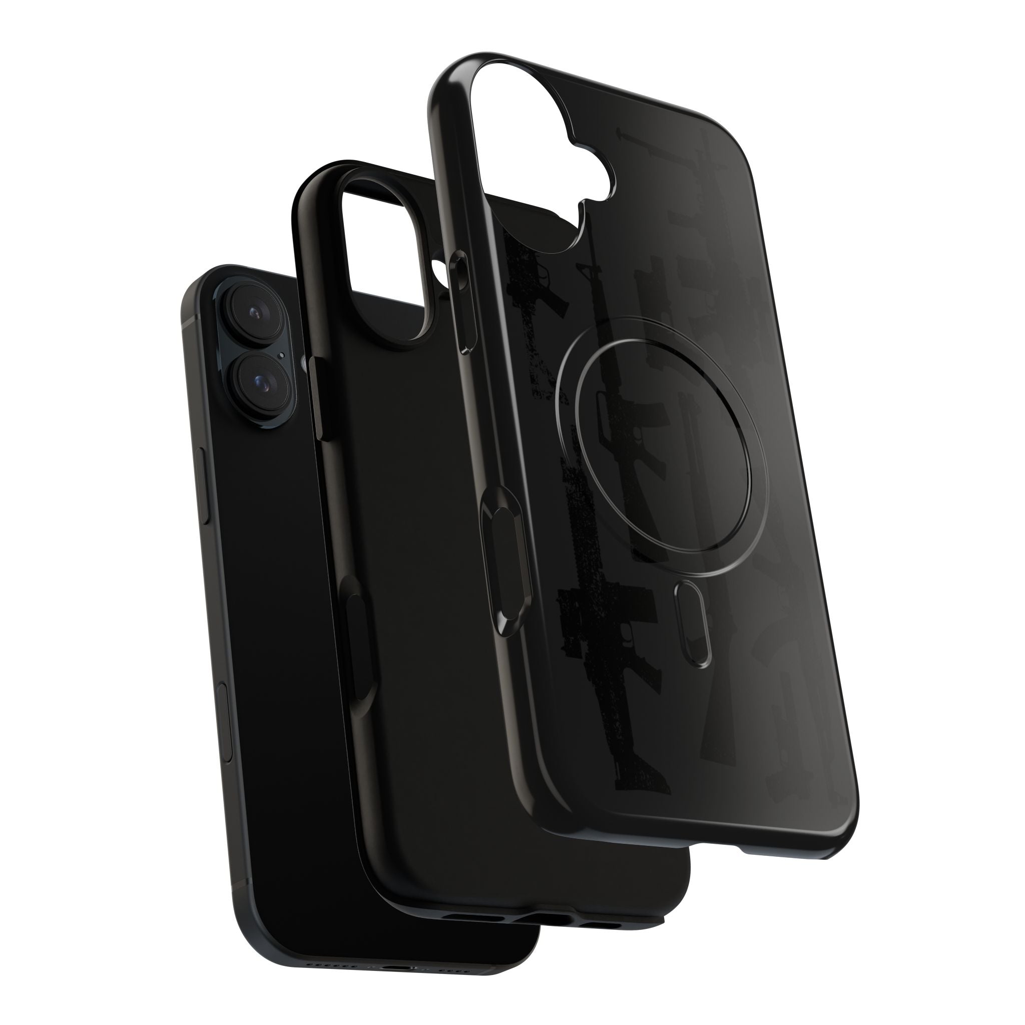 MagSafe Compatible - BLACK OPS Edition - GUN iPhone Tough Case