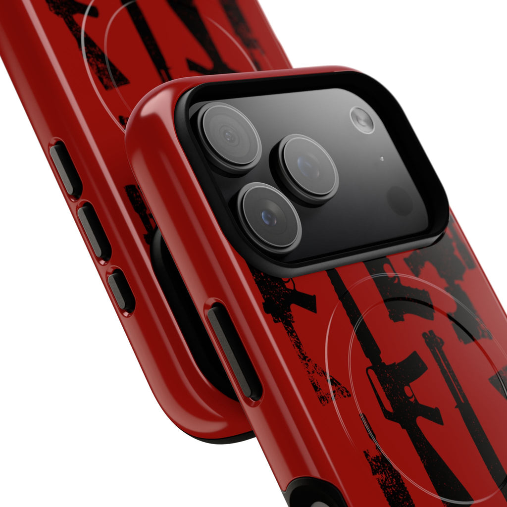 MagSafe Compatible RED DEAD GUN iPhone Tough Case