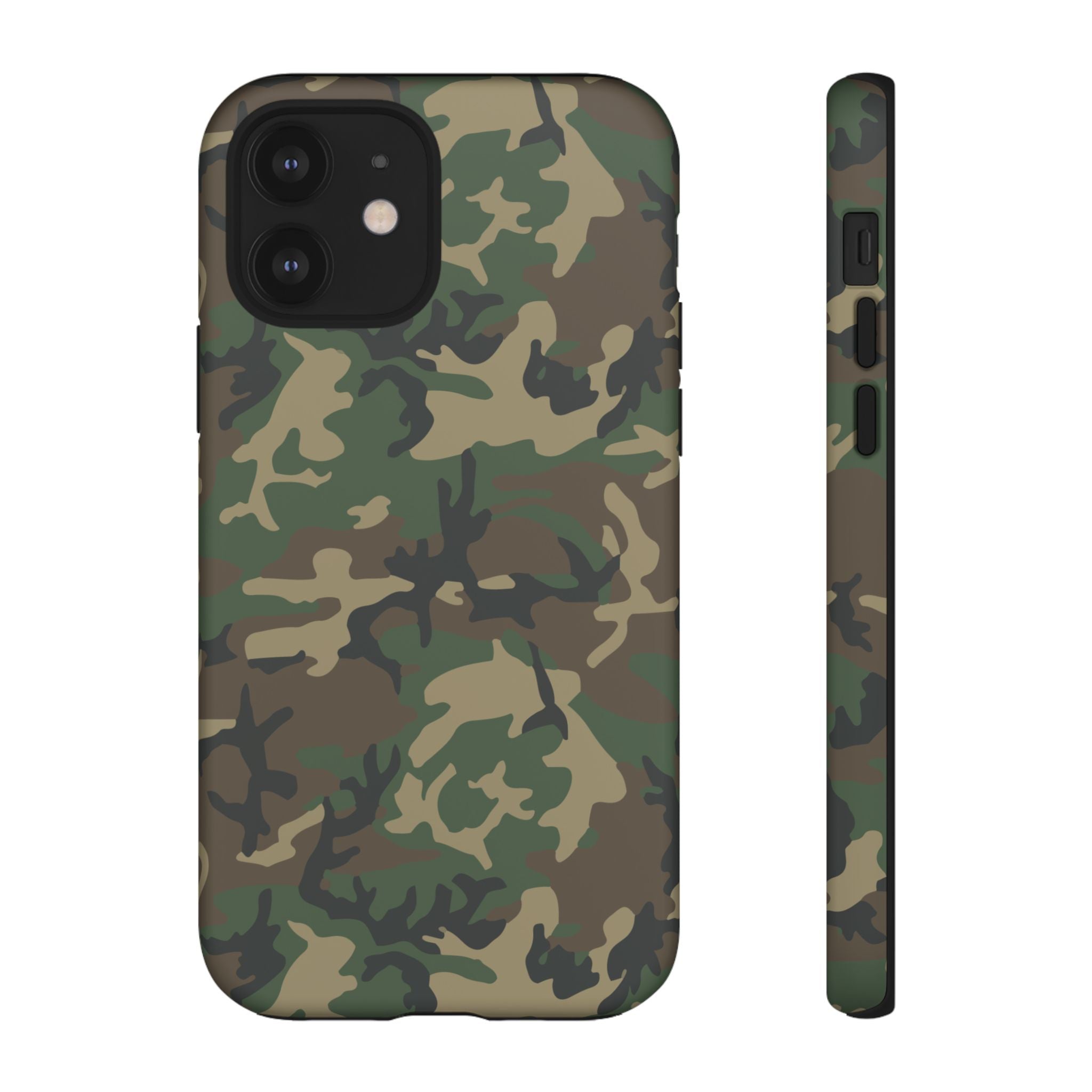 Woodland (M81) Tough Phone Case — Military-Inspired Dual-Layer Protective Cover