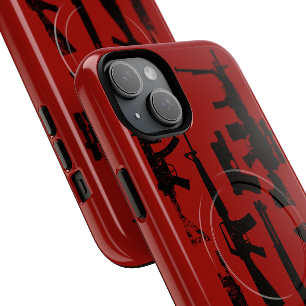 MagSafe Compatible RED DEAD GUN iPhone Tough Case