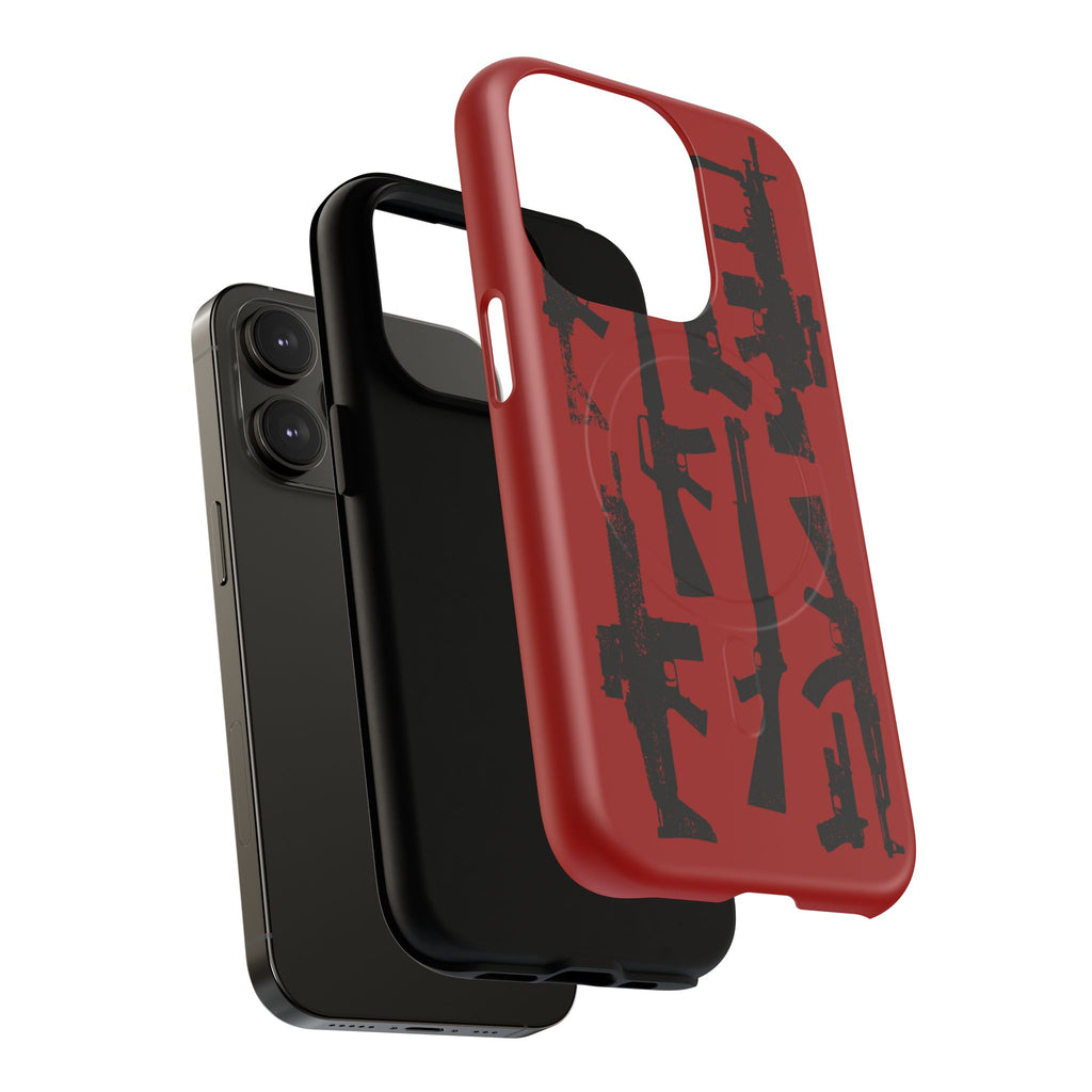 MagSafe Compatible RED DEAD GUN iPhone Tough Case
