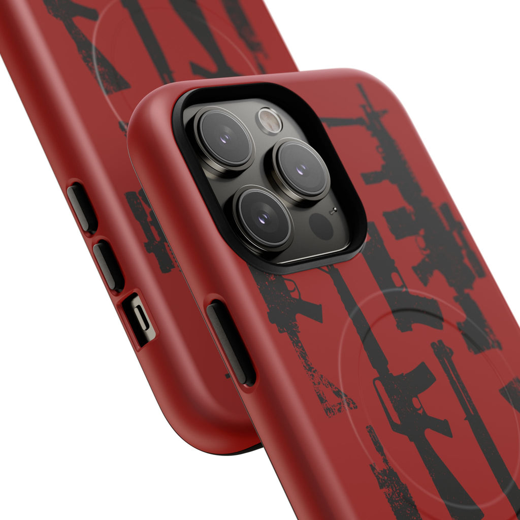 MagSafe Compatible RED DEAD GUN iPhone Tough Case