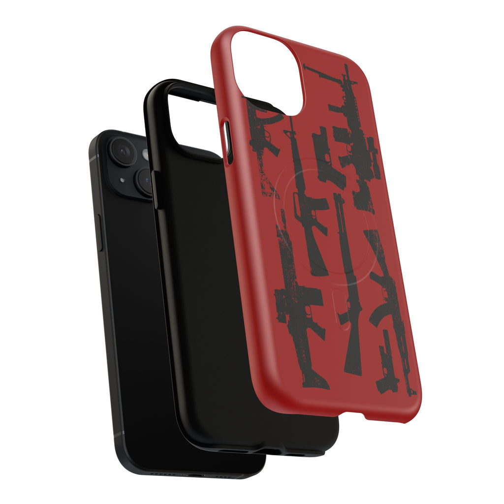 MagSafe Compatible RED DEAD GUN iPhone Tough Case