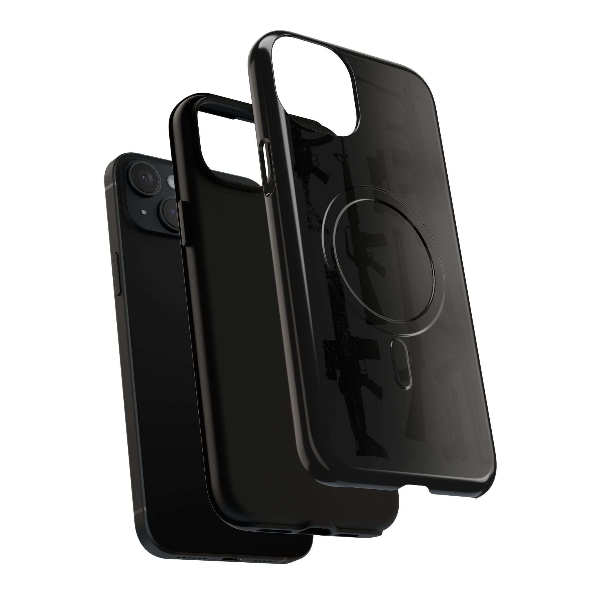 MagSafe Compatible - BLACK OPS Edition - GUN iPhone Tough Case