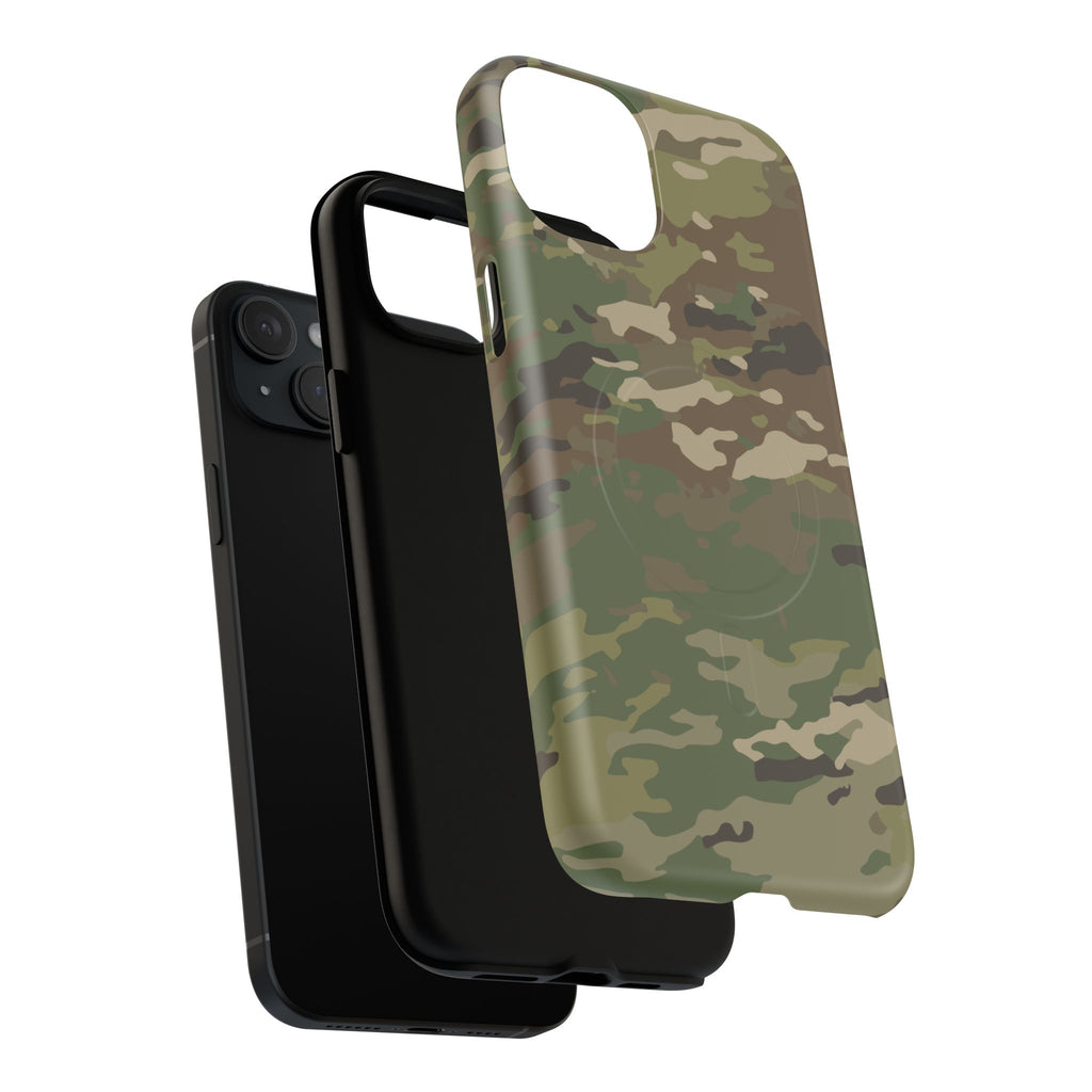 MagSafe® Compatible OCP Camo Tough Phone Case | Modern Military-Inspired Protective Cover