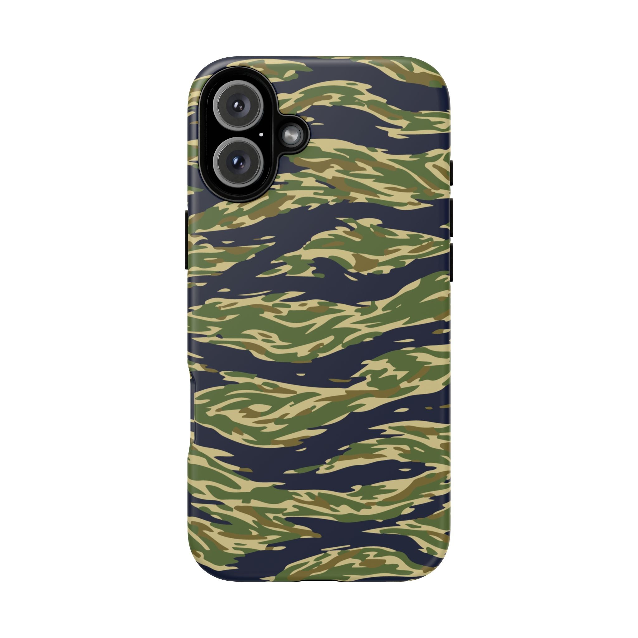 Tiger Stripe Camo Tough Phone Case | Military-Inspired Dual-Layer Protection