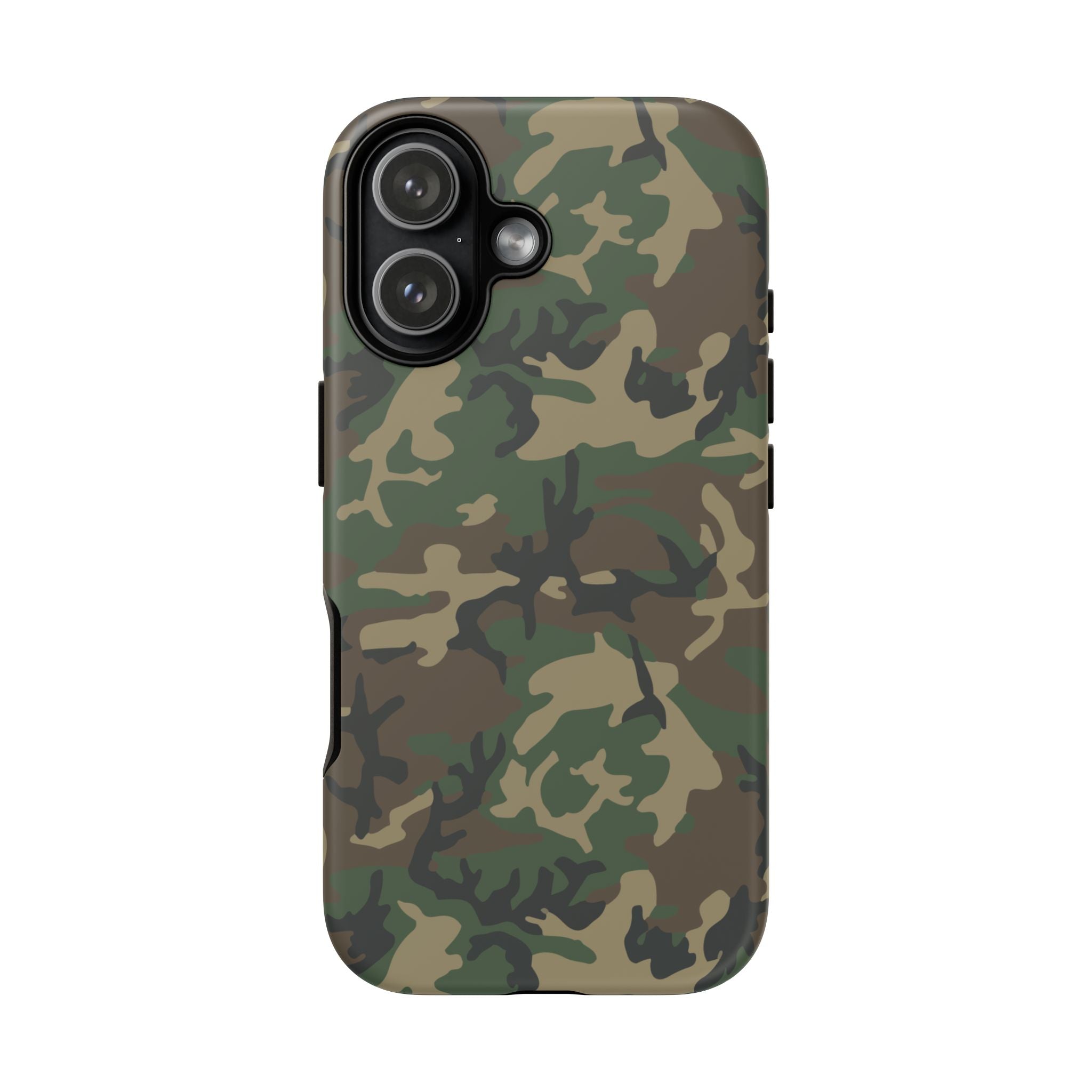 Woodland (M81) Tough Phone Case — Military-Inspired Dual-Layer Protective Cover