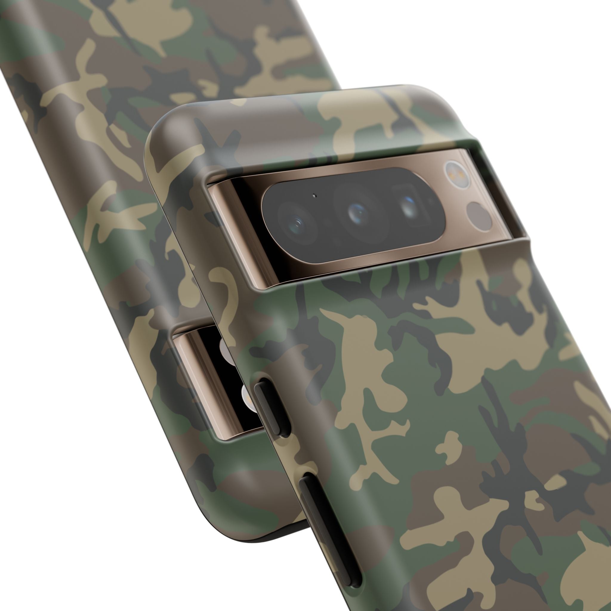 Woodland (M81) Tough Phone Case — Military-Inspired Dual-Layer Protective Cover