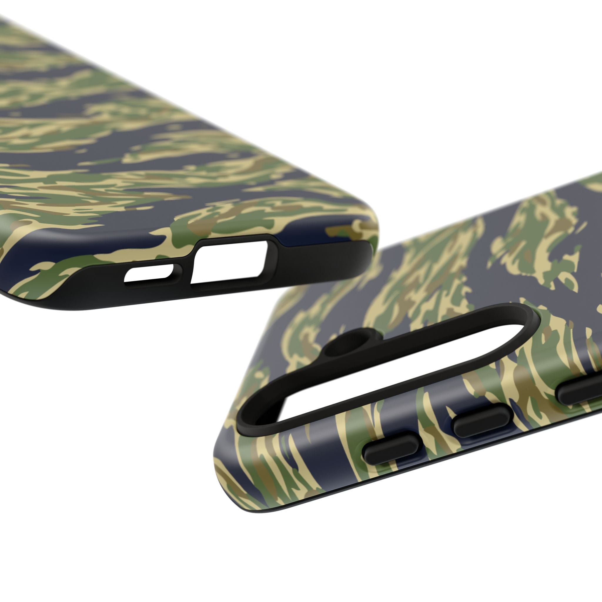 Tiger Stripe Camo Tough Phone Case | Military-Inspired Dual-Layer Protection
