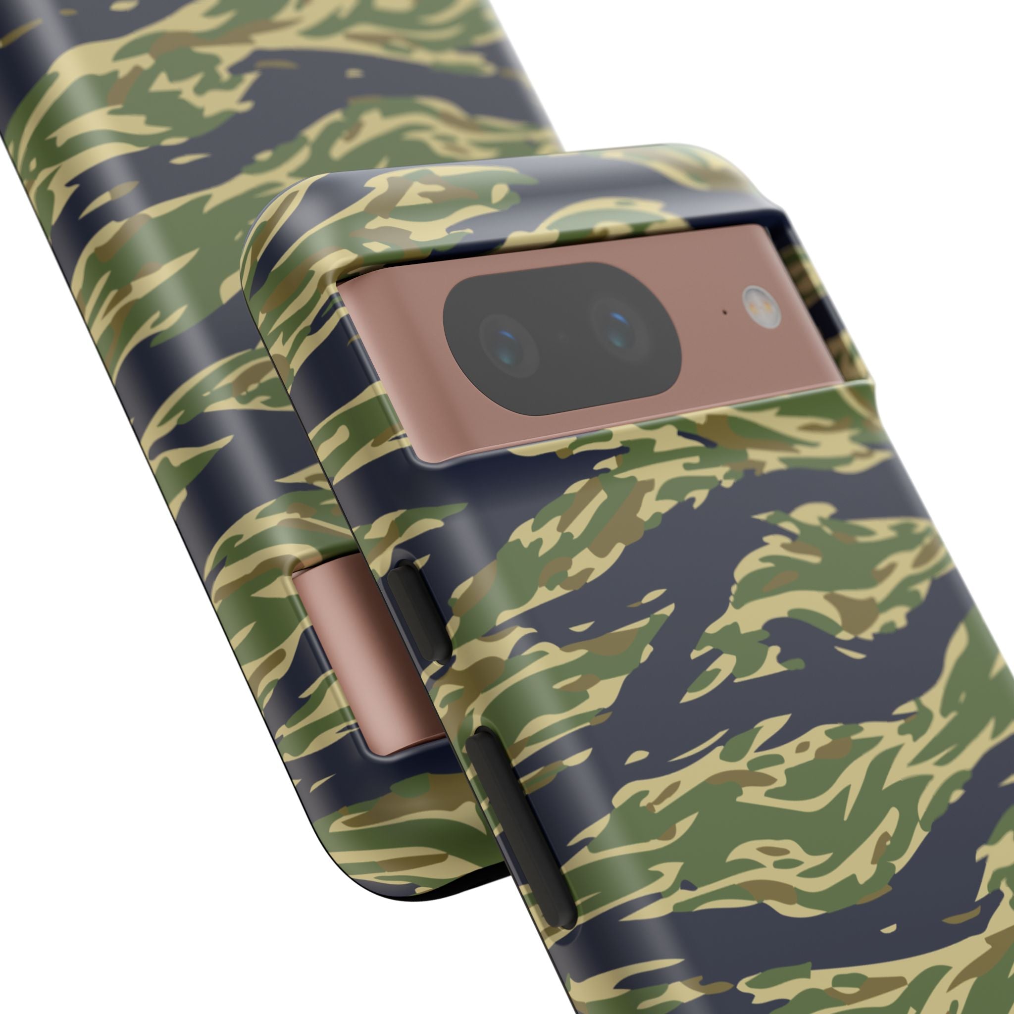 Tiger Stripe Camo Tough Phone Case | Military-Inspired Dual-Layer Protection