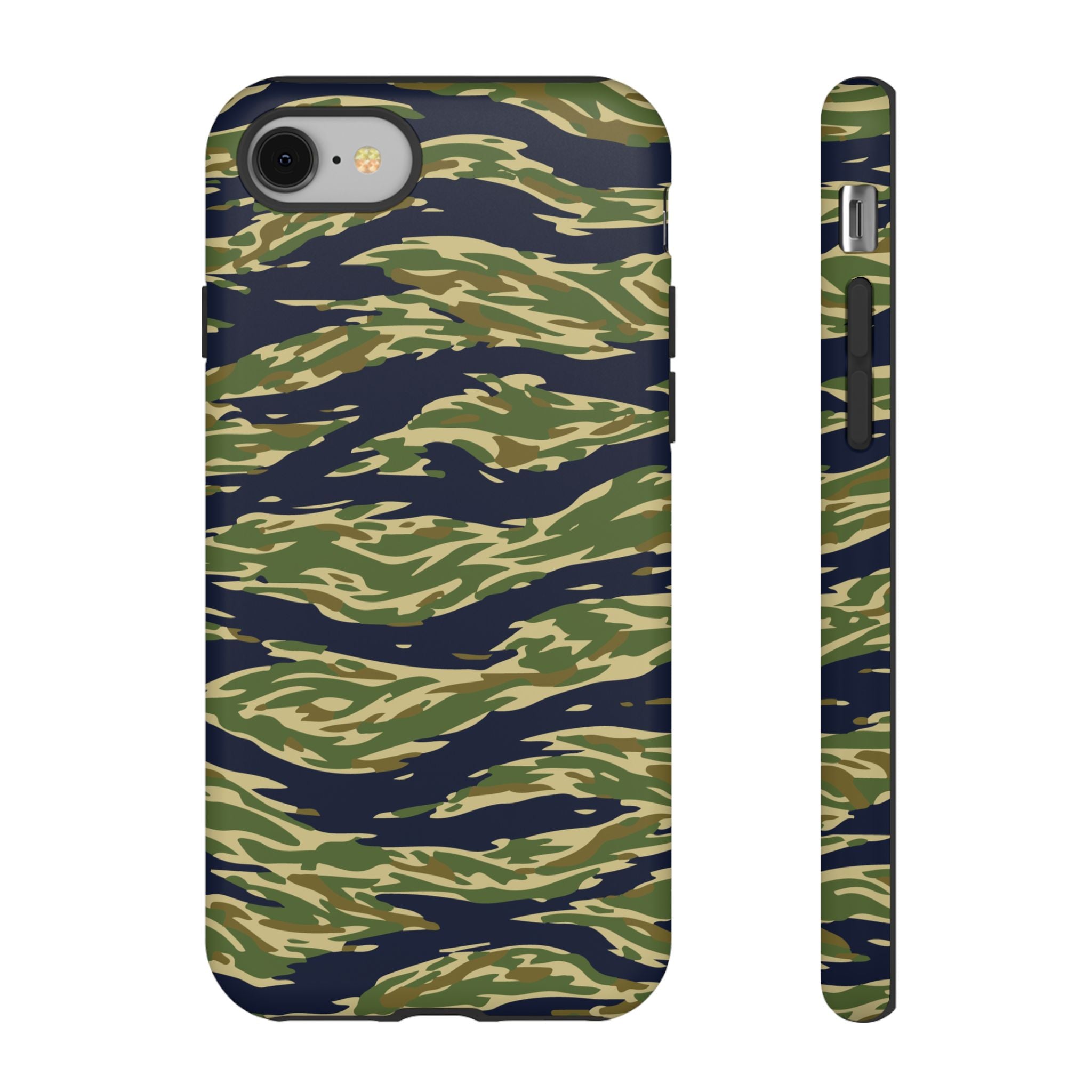 Tiger Stripe Camo Tough Phone Case | Military-Inspired Dual-Layer Protection