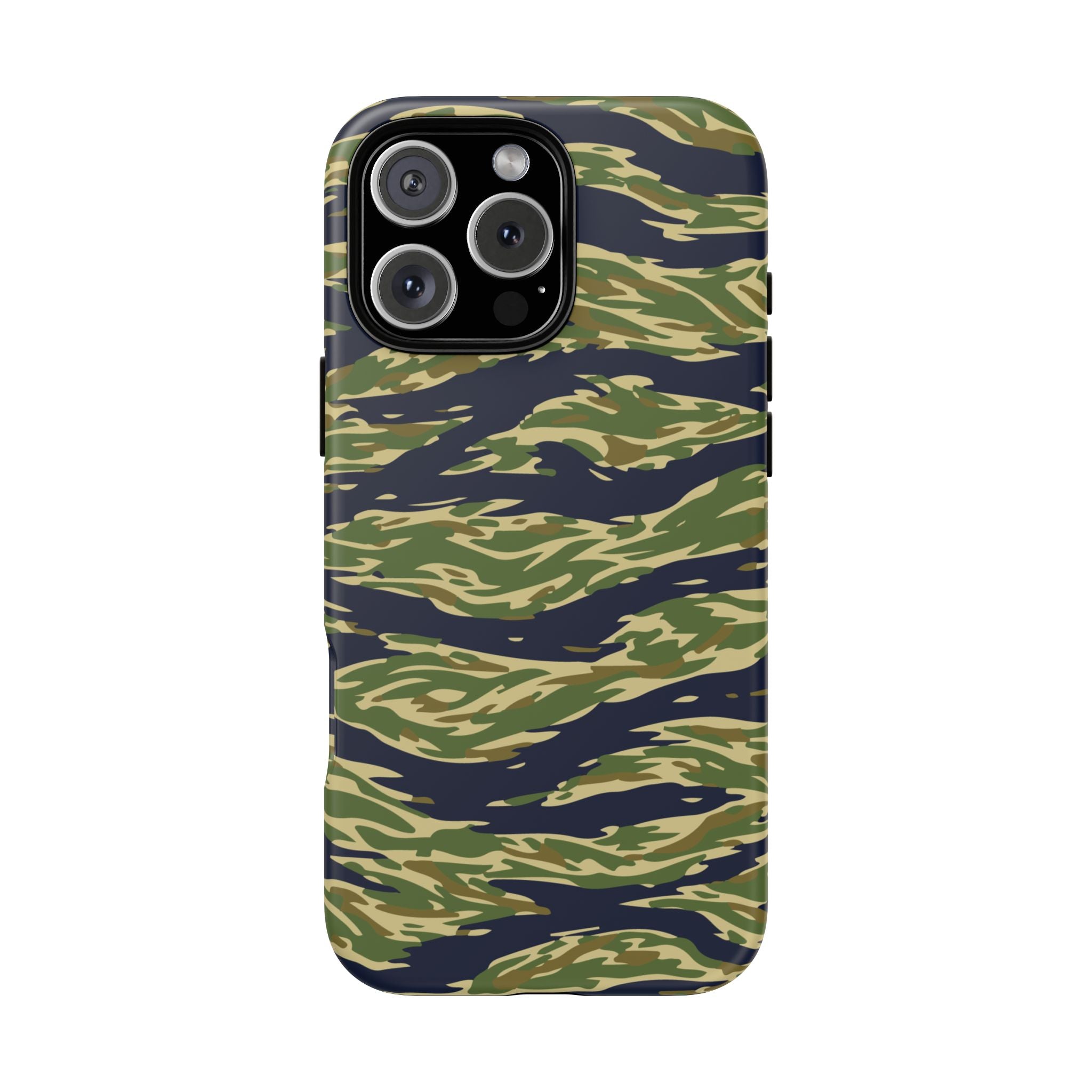 Tiger Stripe Camo Tough Phone Case | Military-Inspired Dual-Layer Protection