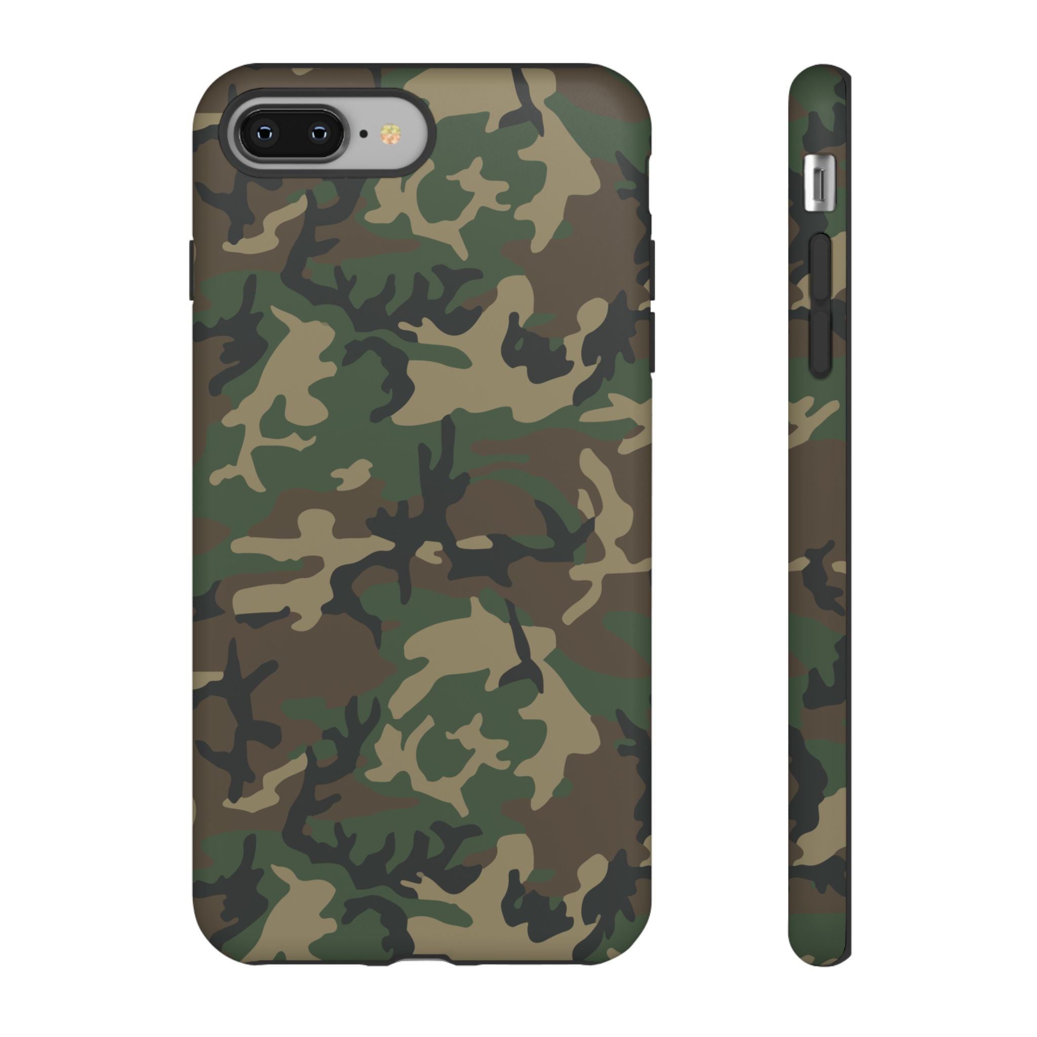 Woodland (M81) Tough Phone Case — Military-Inspired Dual-Layer Protective Cover