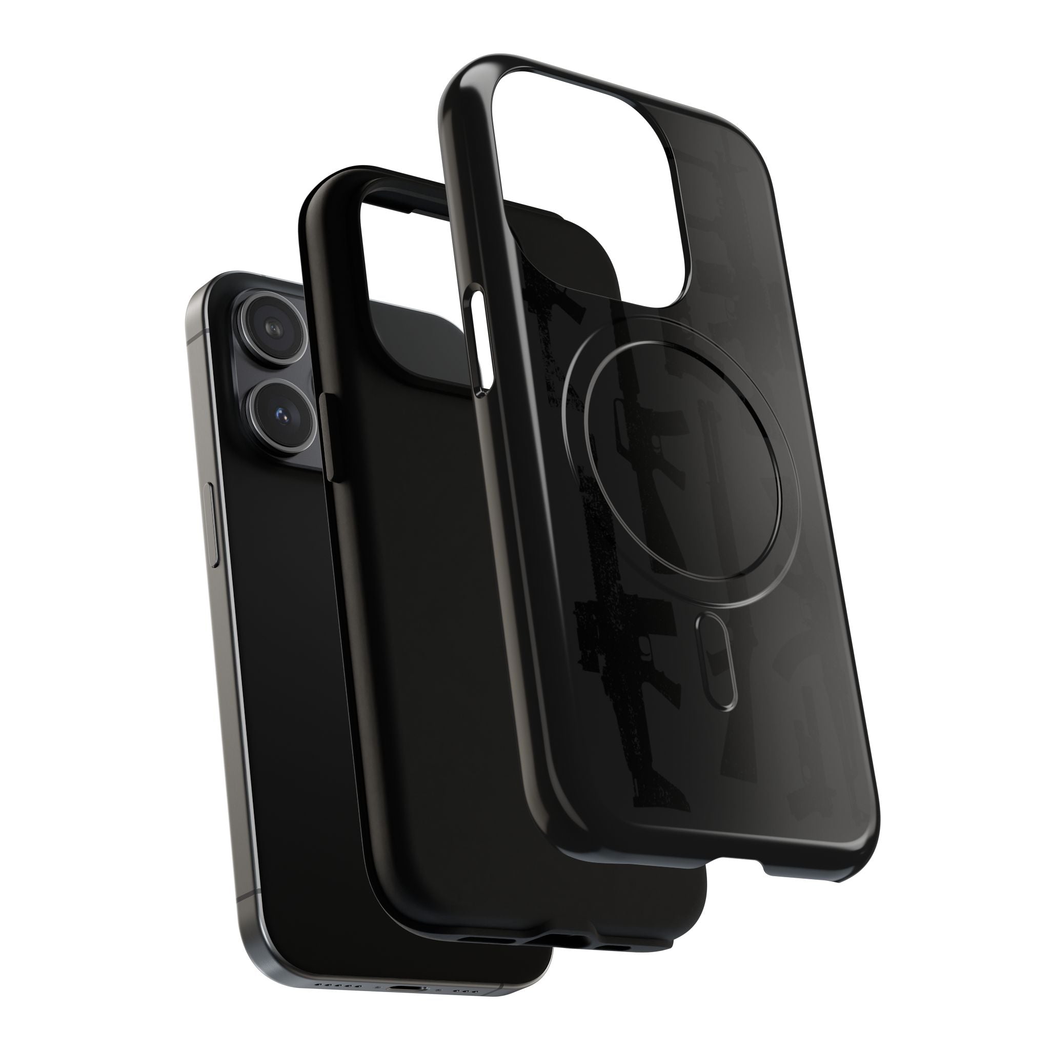 MagSafe Compatible - BLACK OPS Edition - GUN iPhone Tough Case