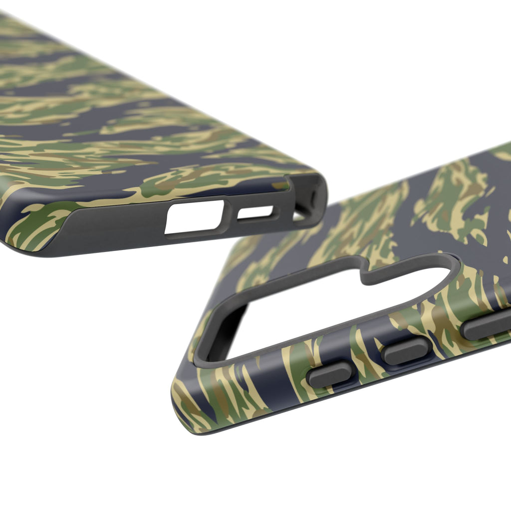 Tiger Stripe Camo Tough Phone Case | Military-Inspired Dual-Layer Protection