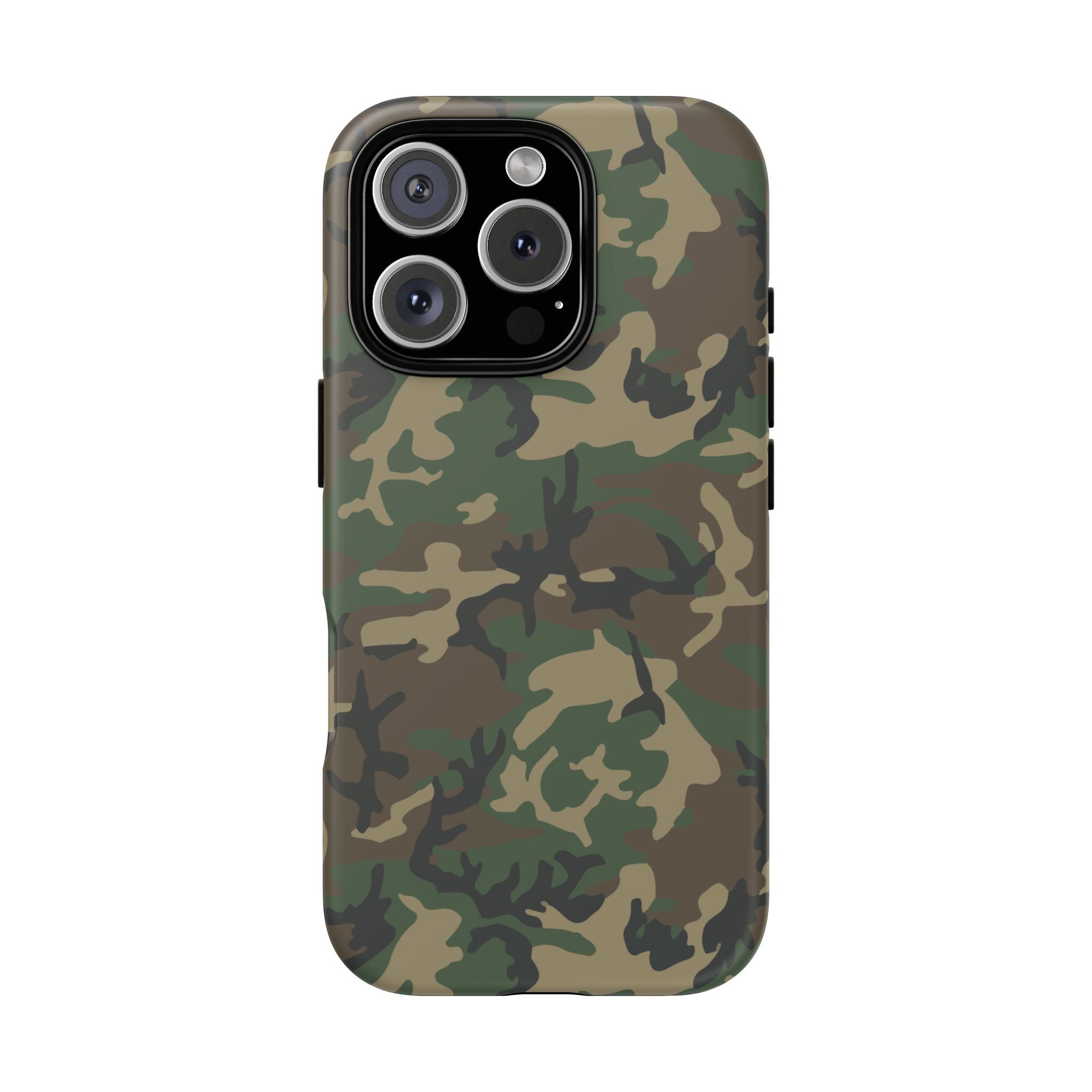 Woodland (M81) Tough Phone Case — Military-Inspired Dual-Layer Protective Cover
