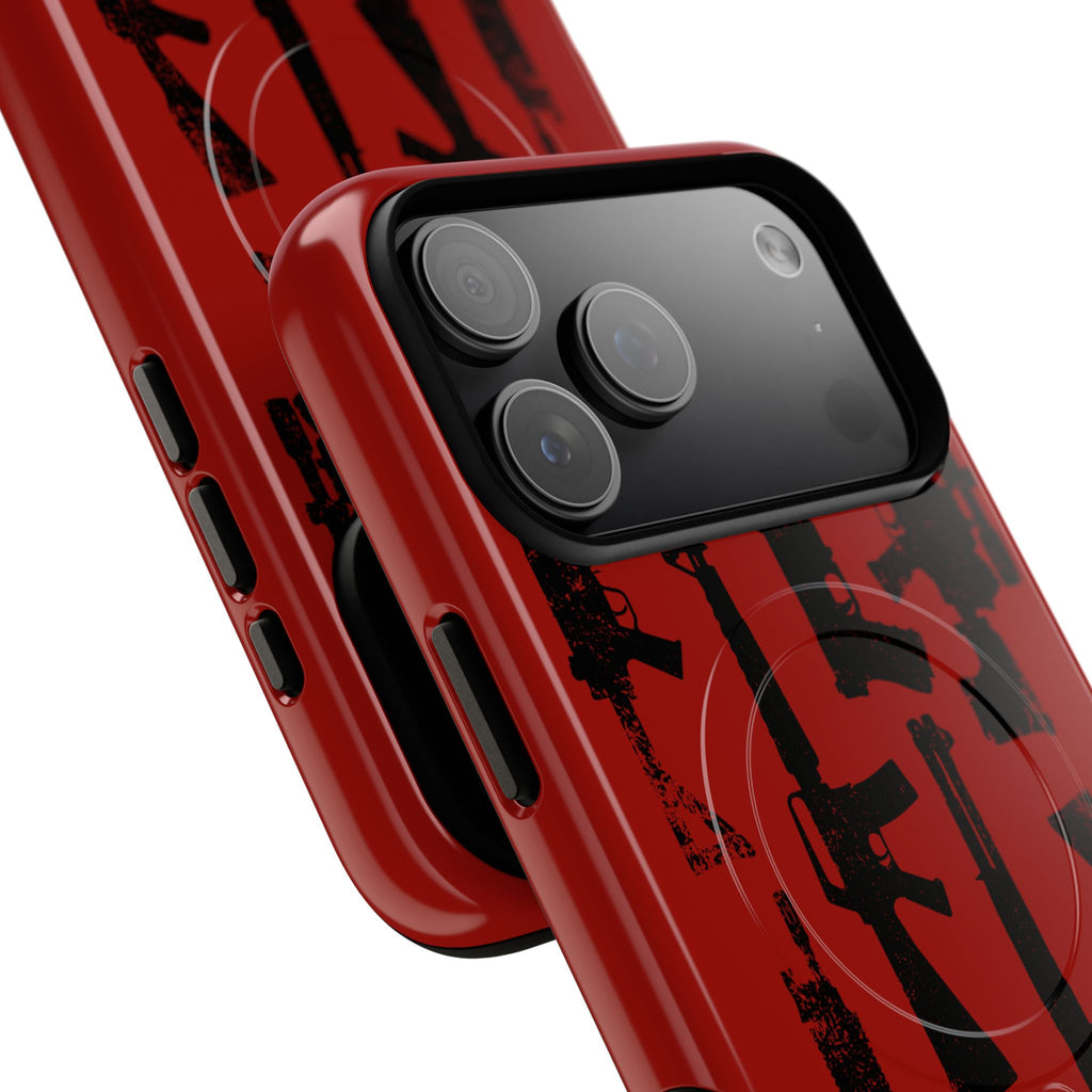 MagSafe Compatible RED DEAD GUN iPhone Tough Case