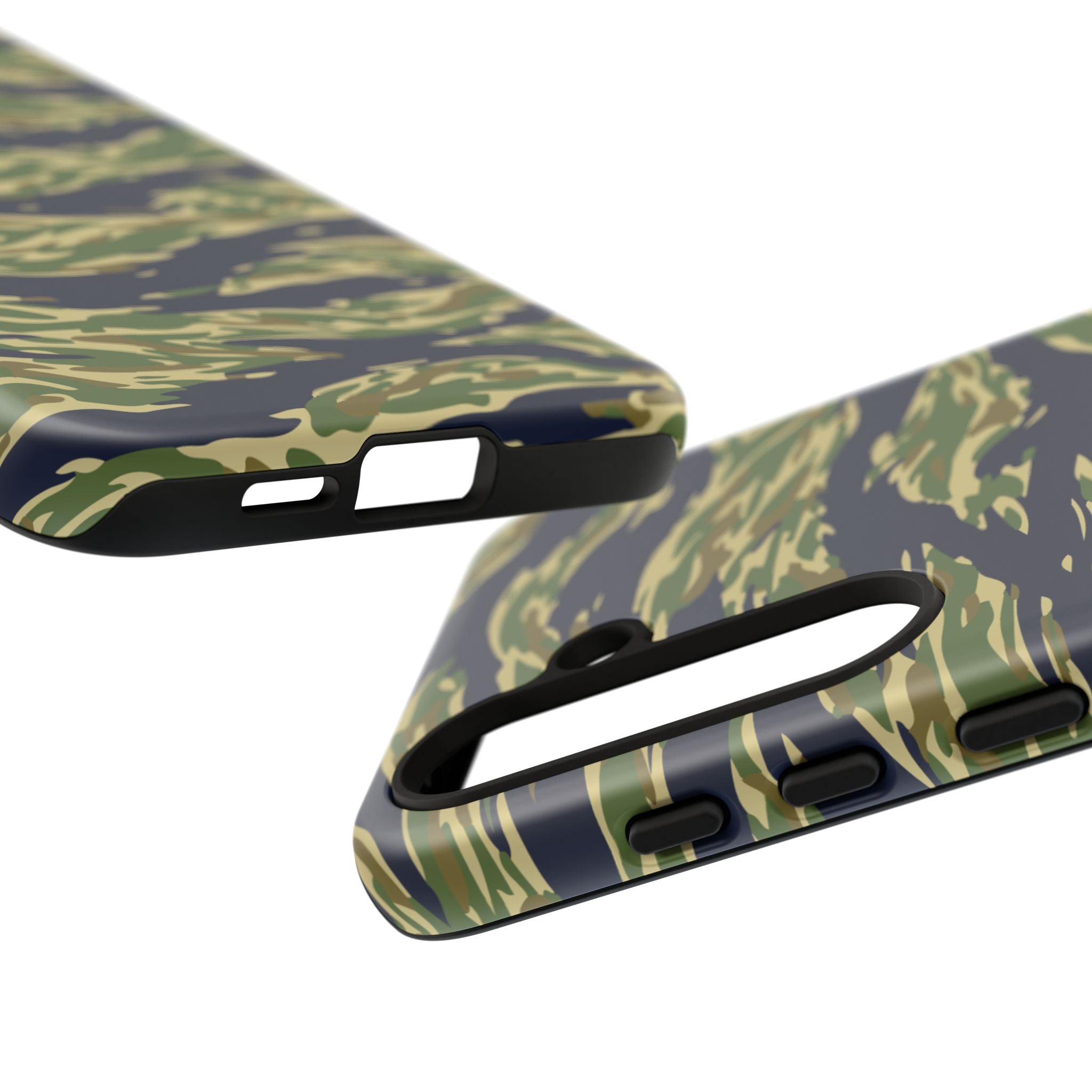 Tiger Stripe Camo Tough Phone Case | Military-Inspired Dual-Layer Protection