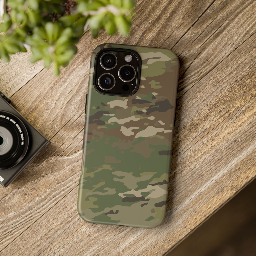 OCP Camo Tough Phone Case | Military-Inspired Dual-Layer Protective Cover