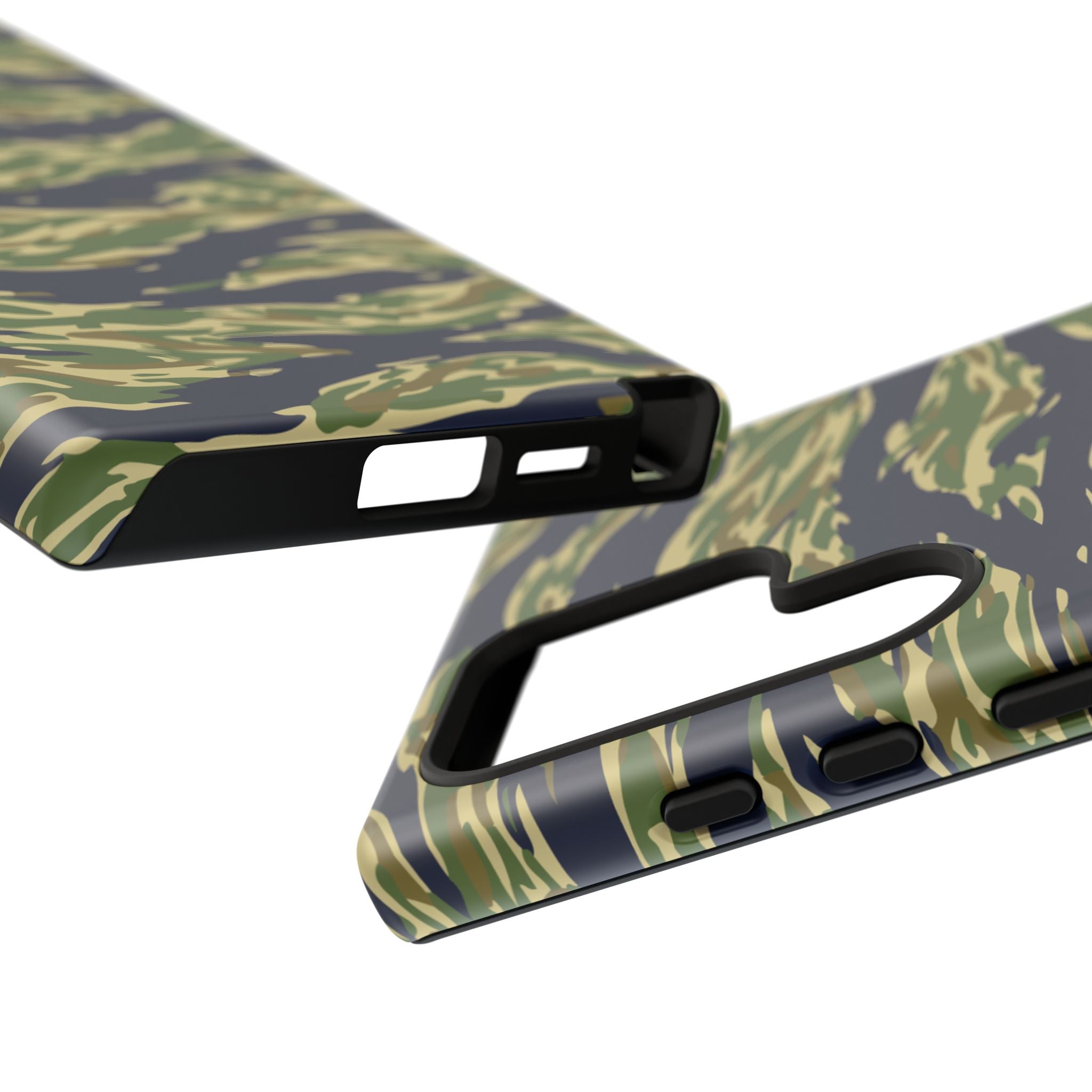 Tiger Stripe Camo Tough Phone Case | Military-Inspired Dual-Layer Protection