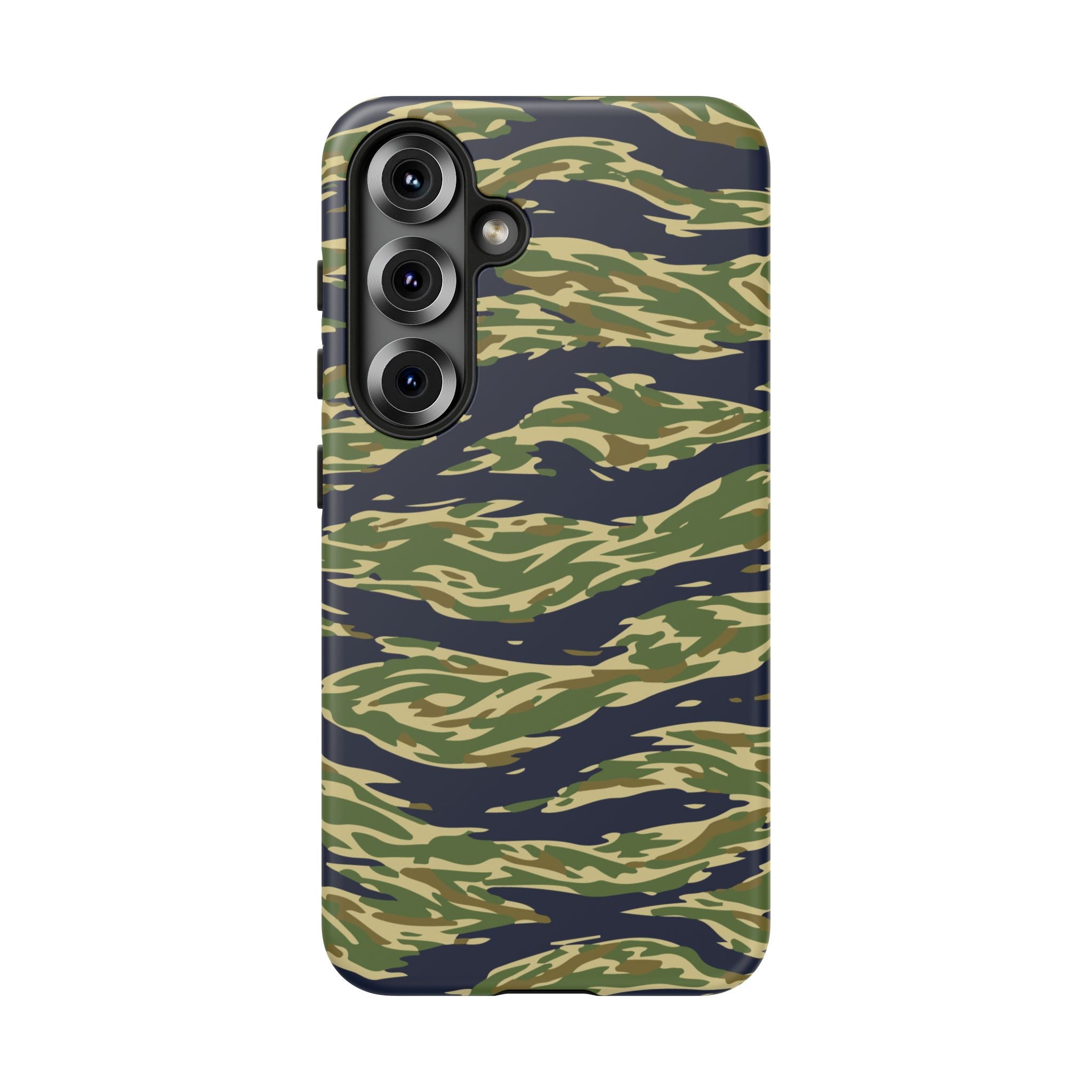 Tiger Stripe Camo Tough Phone Case | Military-Inspired Dual-Layer Protection