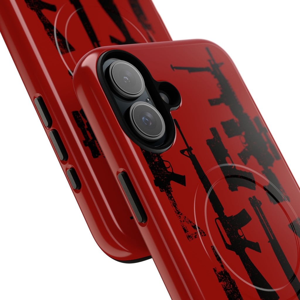 MagSafe Compatible RED DEAD GUN iPhone Tough Case