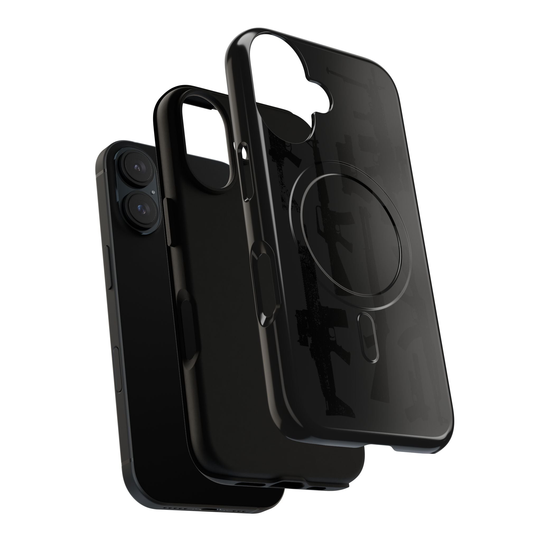 MagSafe Compatible - BLACK OPS Edition - GUN iPhone Tough Case