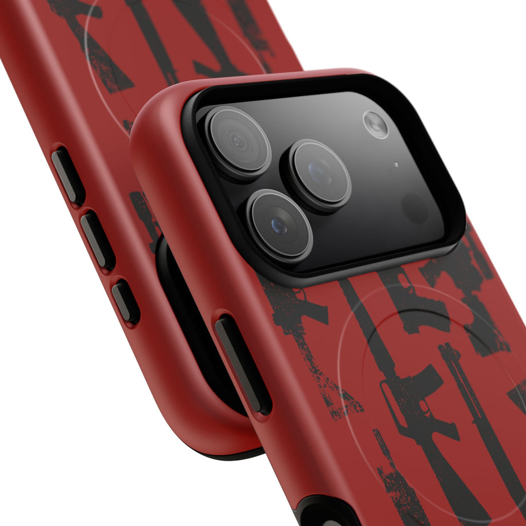 MagSafe Compatible RED DEAD GUN iPhone Tough Case