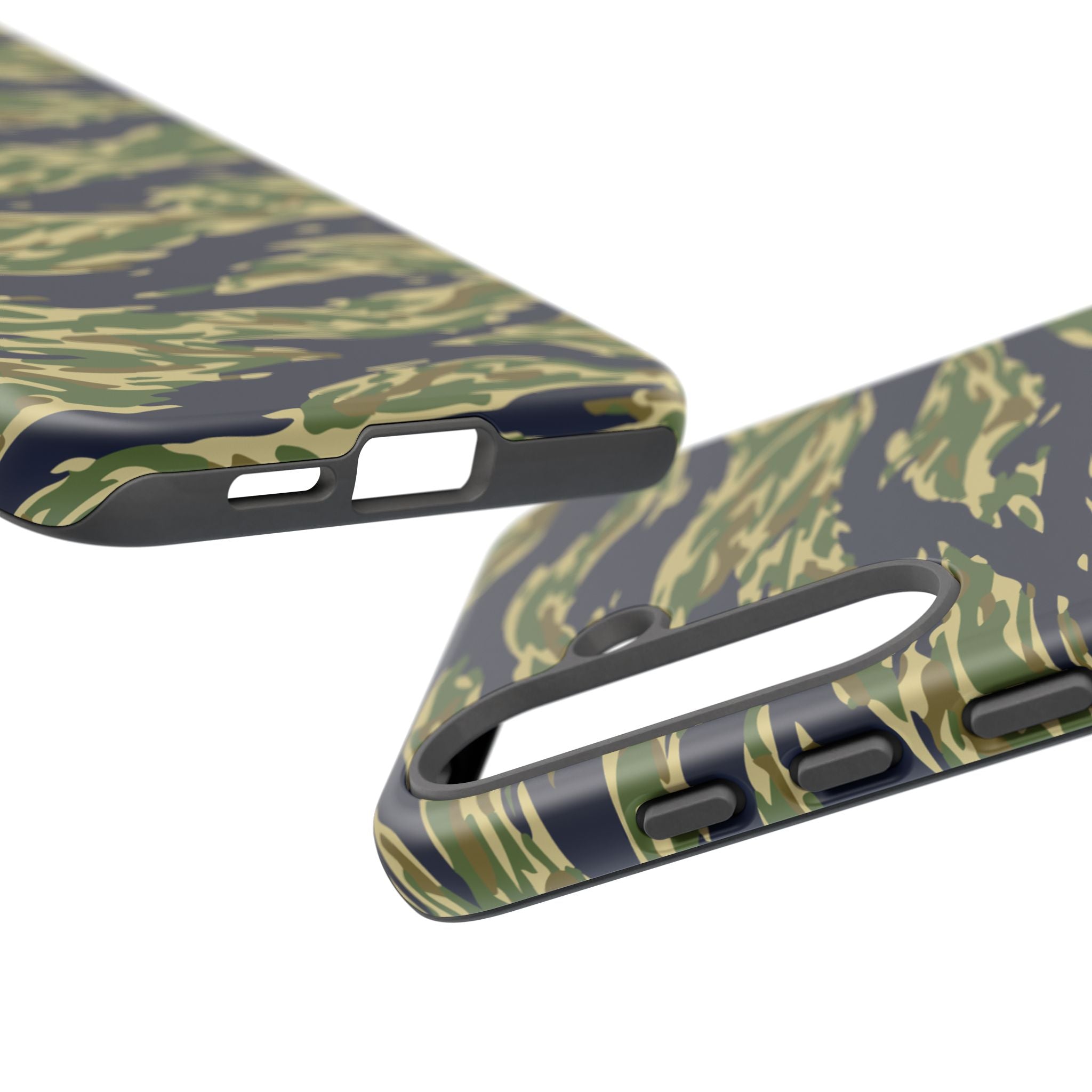 Tiger Stripe Camo Tough Phone Case | Military-Inspired Dual-Layer Protection