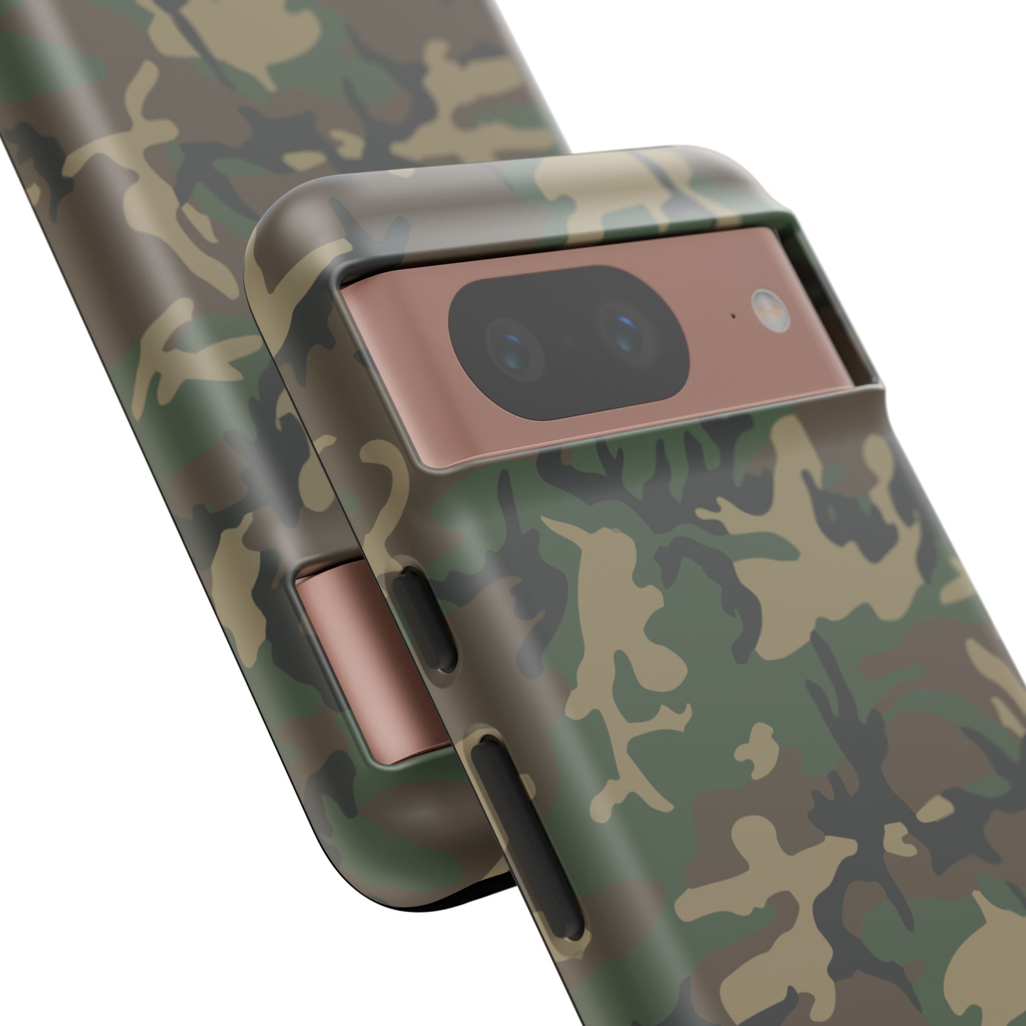 Woodland (M81) Tough Phone Case — Military-Inspired Dual-Layer Protective Cover