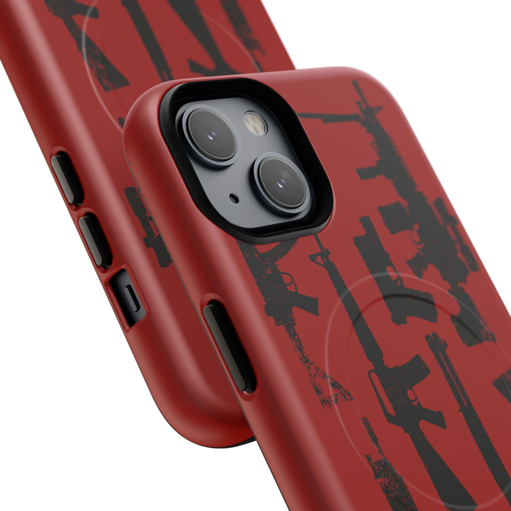 MagSafe Compatible RED DEAD GUN iPhone Tough Case