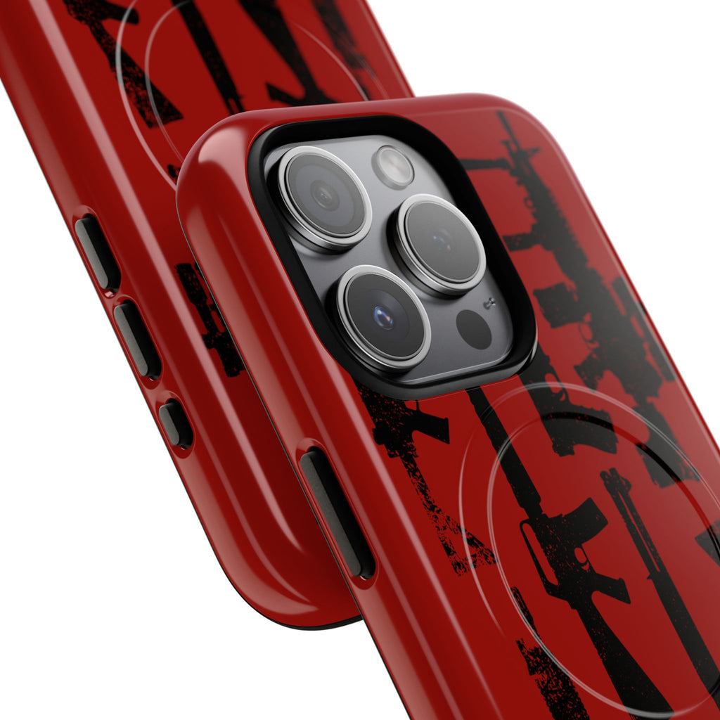MagSafe Compatible RED DEAD GUN iPhone Tough Case