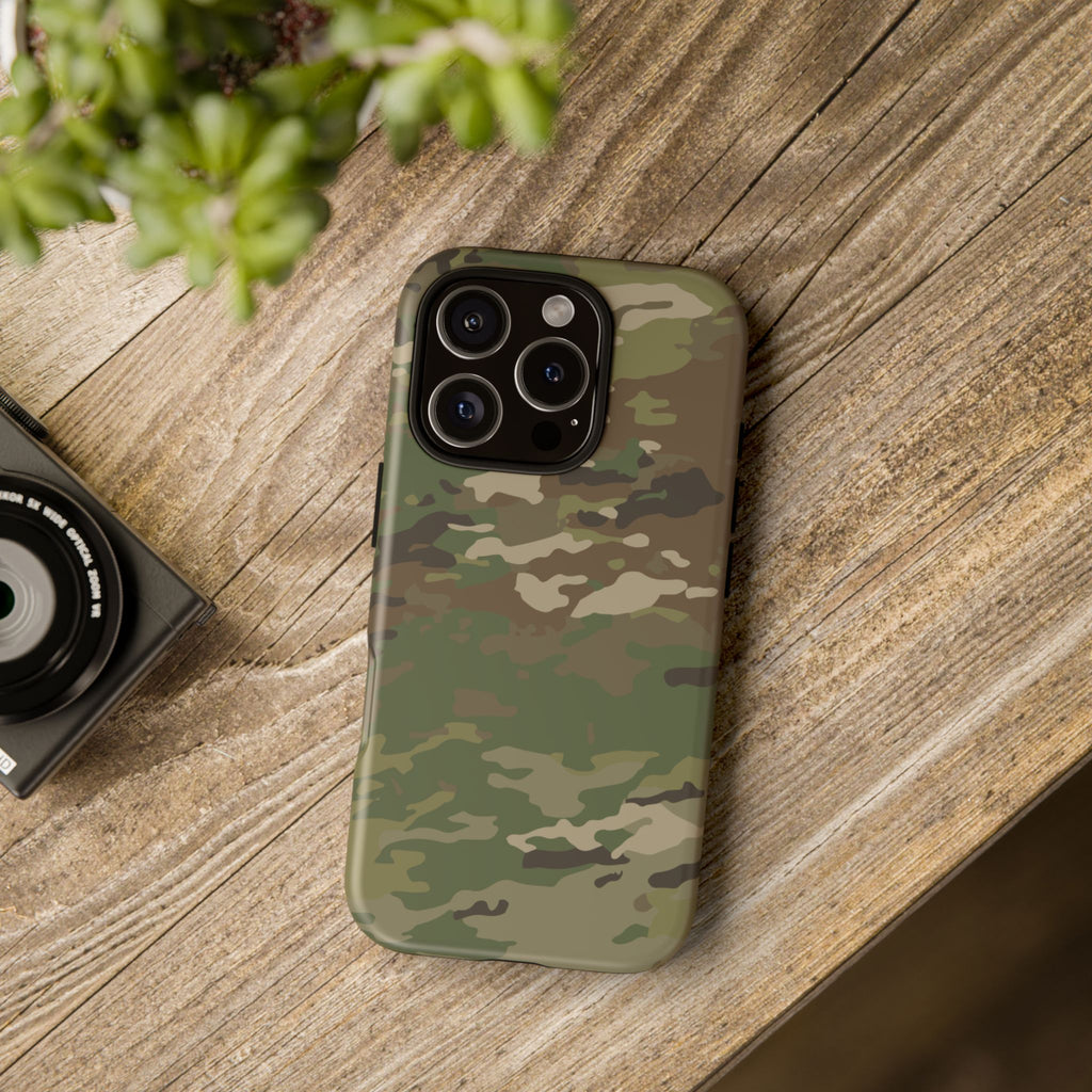 OCP Camo Tough Phone Case | Military-Inspired Dual-Layer Protective Cover