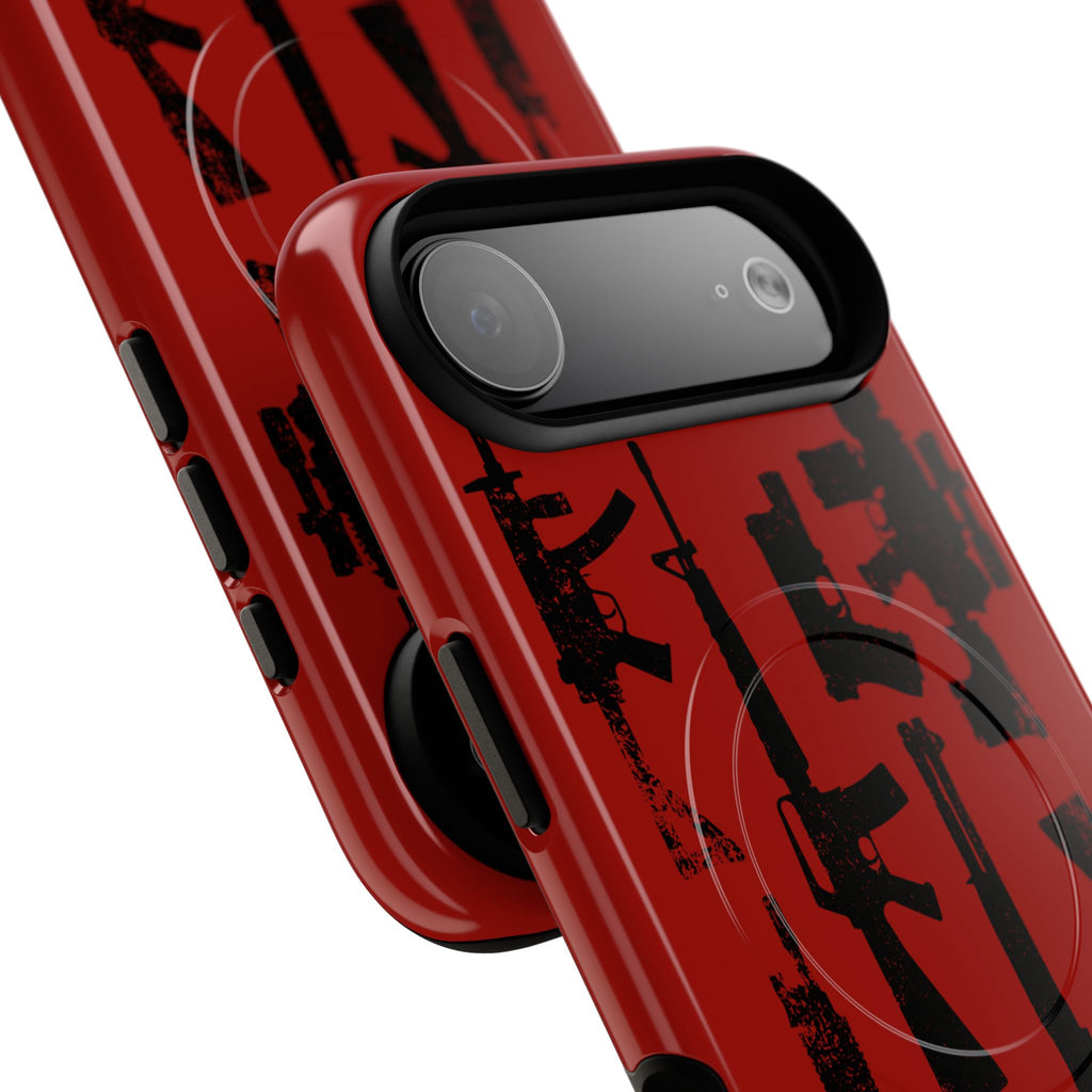 MagSafe Compatible RED DEAD GUN iPhone Tough Case